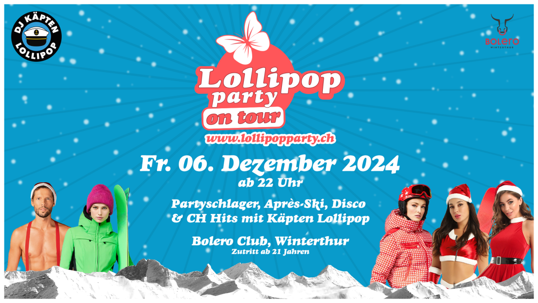 Lollipop Party on Tour - mit 2 Dance Floors